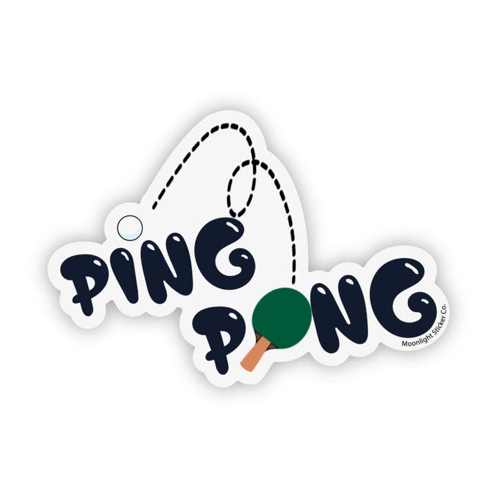 Moon Light Sticker Co - Wholesale Sticker - Ping Pong Sticker