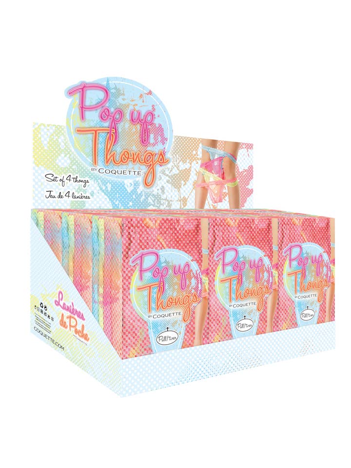 Ensemble de strings «Tissue Box» - Pack de 12 - Assortis - Taille unique pour la vente par Coquette