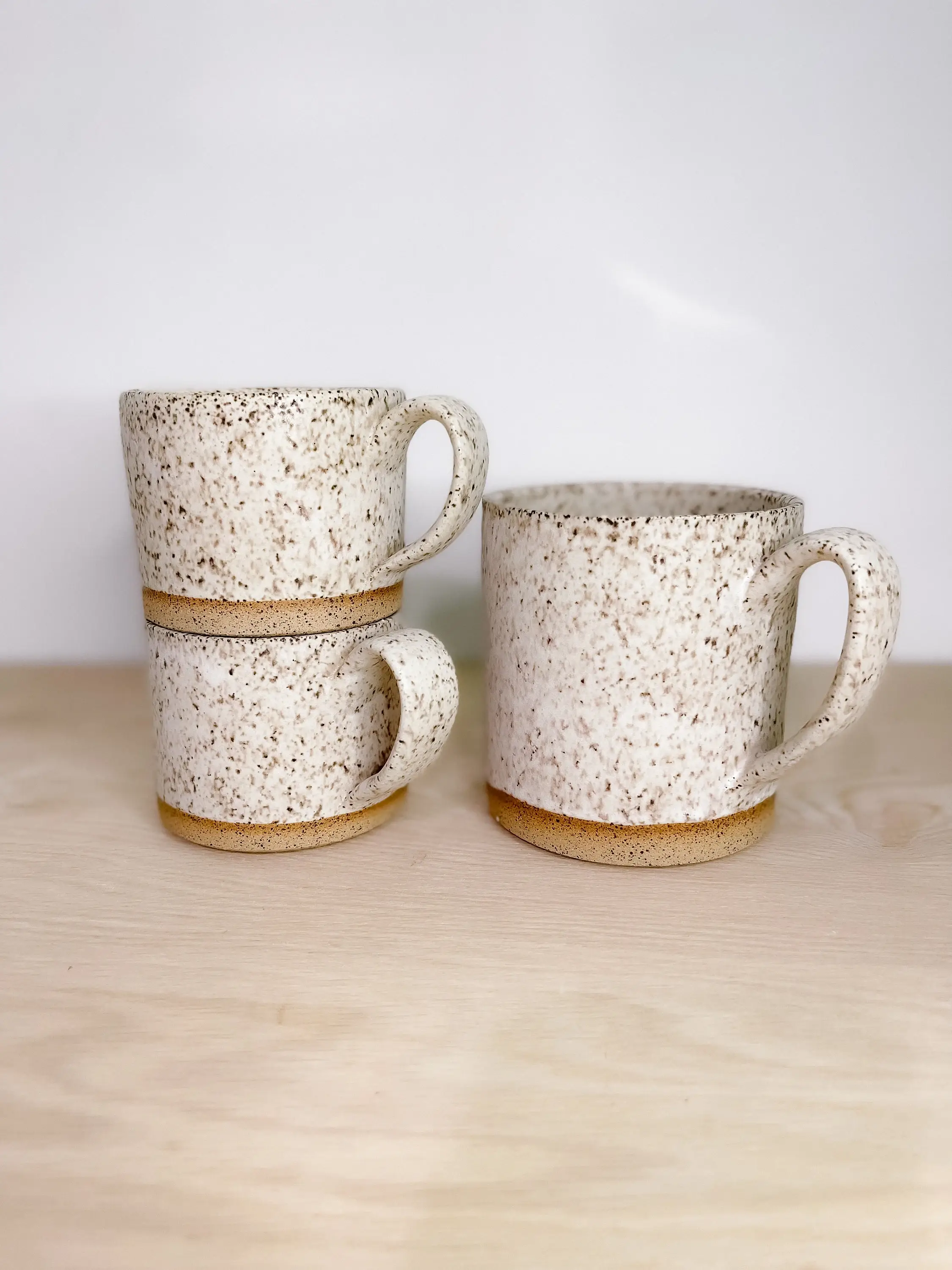 JordanBCeramics - Wholesale Coffee Mug - Large Matte Ceramic Speckle Mug 1