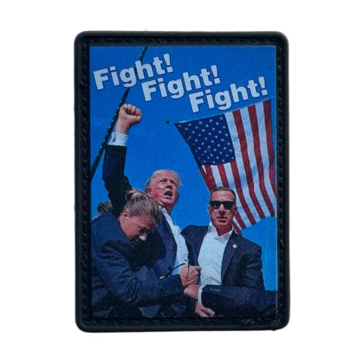 TRUMP KÄMPA! - PVC MORALE PATCH för wholesale av ARTPATCHES
