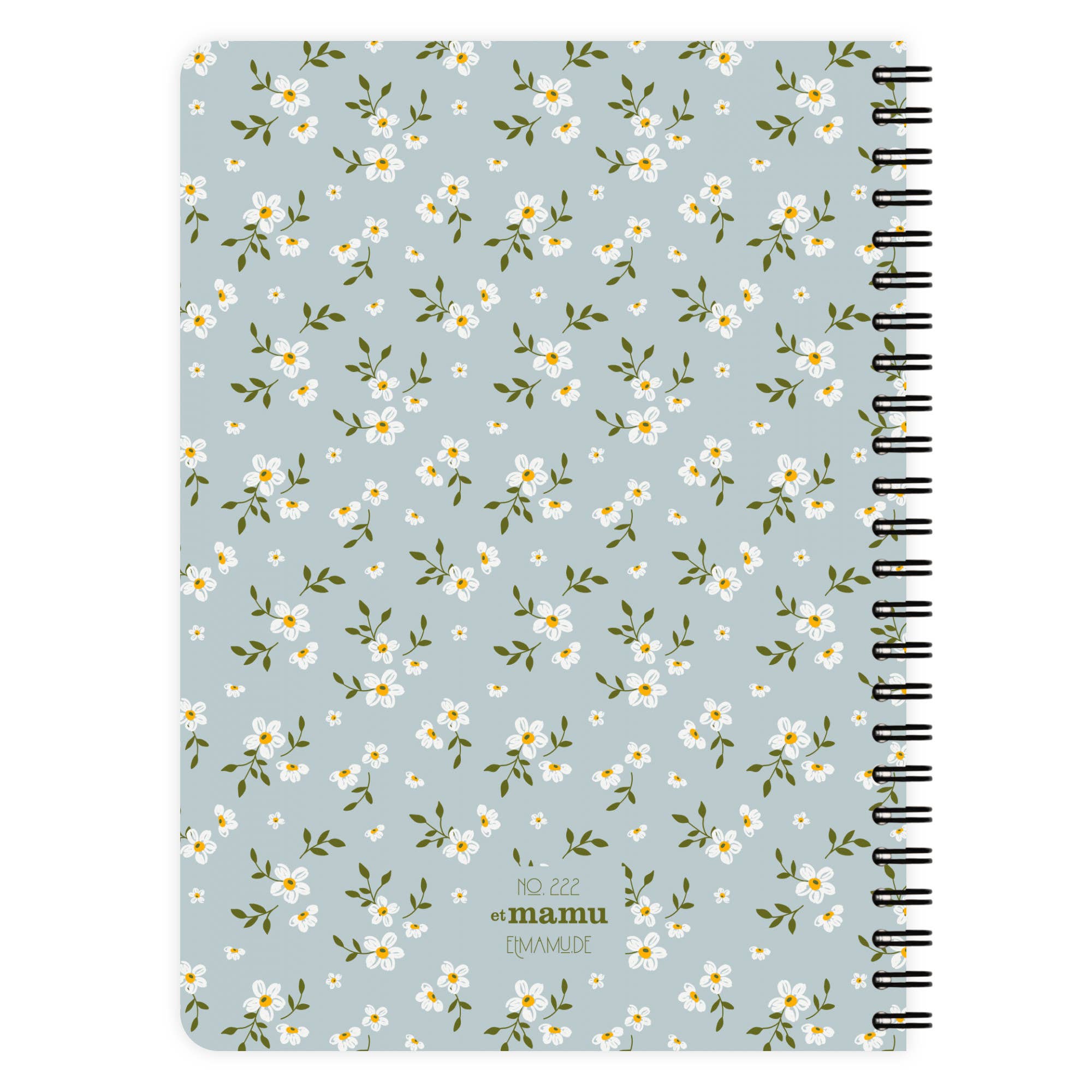 etmamu - Wholesale Notebook - Boho Floral Pattern No.4 A5 Notepad5