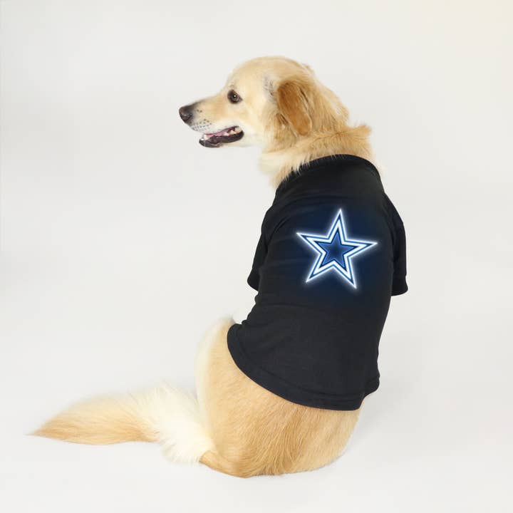 Little Earth Productions - Wholesale Pet Shirt - Dog - NFL Dallas Cowboys Neon Pet T-Shirt