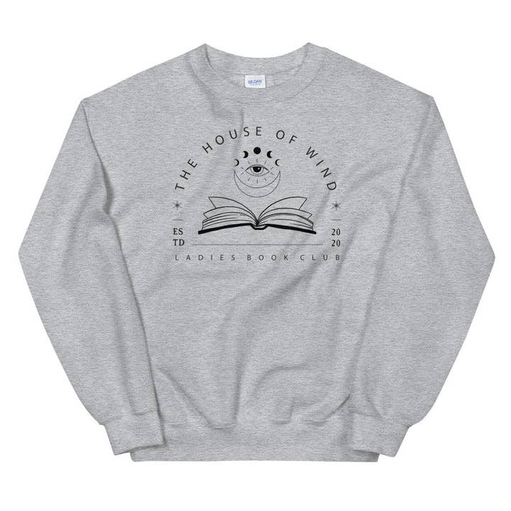 House of Wind Ladies Book Club Sweatshirt for wholesale by LizzyBDoodles