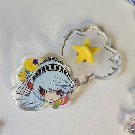 Labrys Acrylic Pin | Persona 4 for wholesale by Teddymuffs Designs