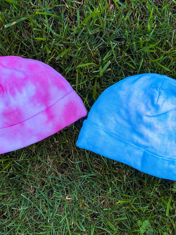 Baby Tie-Dye Beanie for wholesale by To Tie-Dye for Clothing