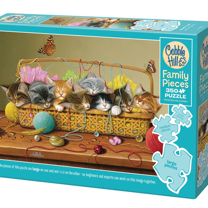 Basket Case (Family) 350pc puzzle for wholesale by Outset Games and Cobble Hill Puzzles
