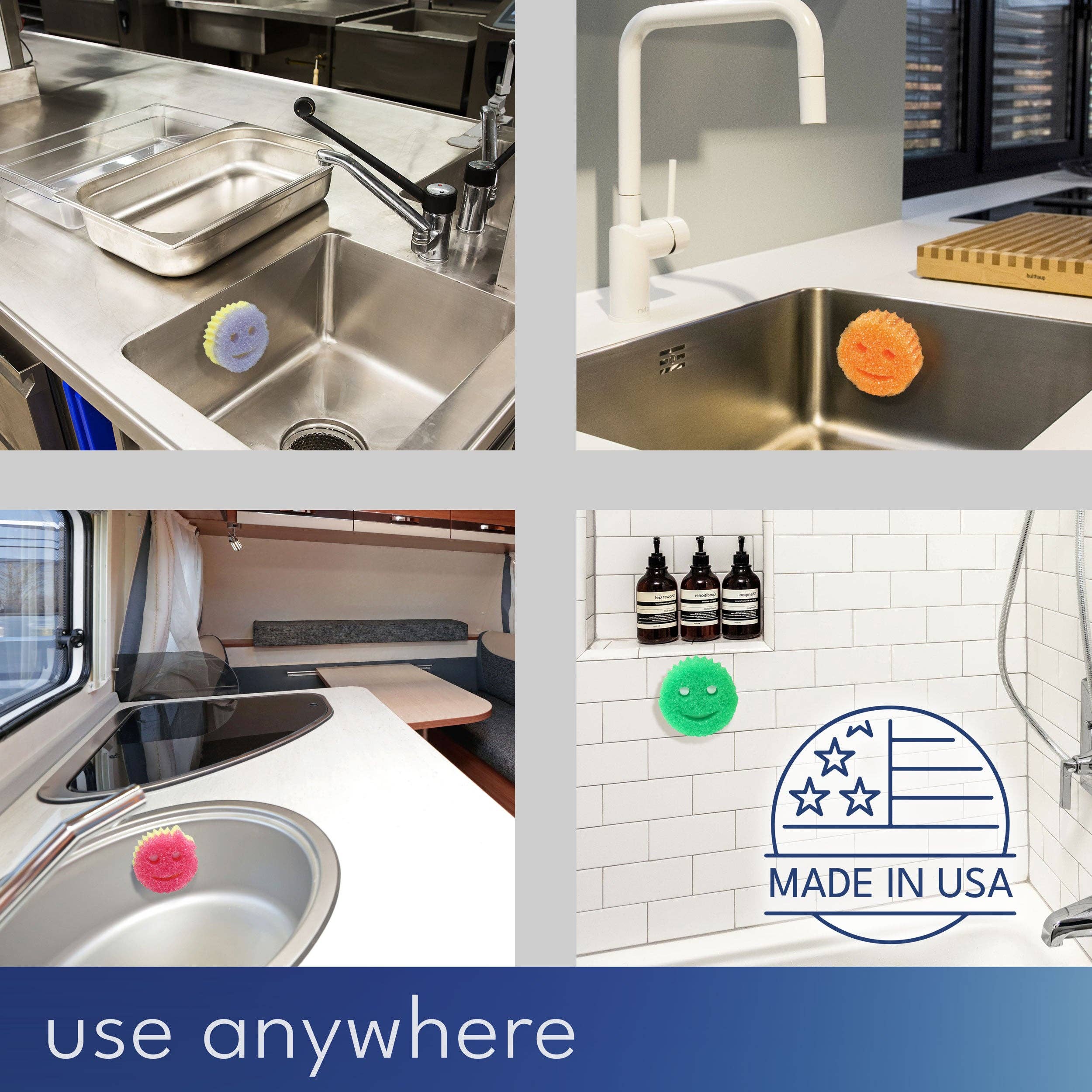 Storage Theory - Vendita all'ingrosso Portaspugna - Porta Spugna Scrub Mommy & Daddy con Ventosa (spugna non inclusa)6