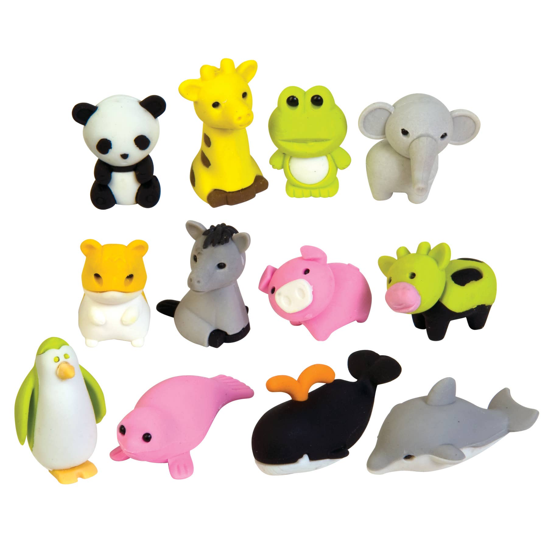 Geddes – wholesale Eraser – JUNGLE,SEA & FARM LIFE COLLECTIBLE ERASER 288/DS1