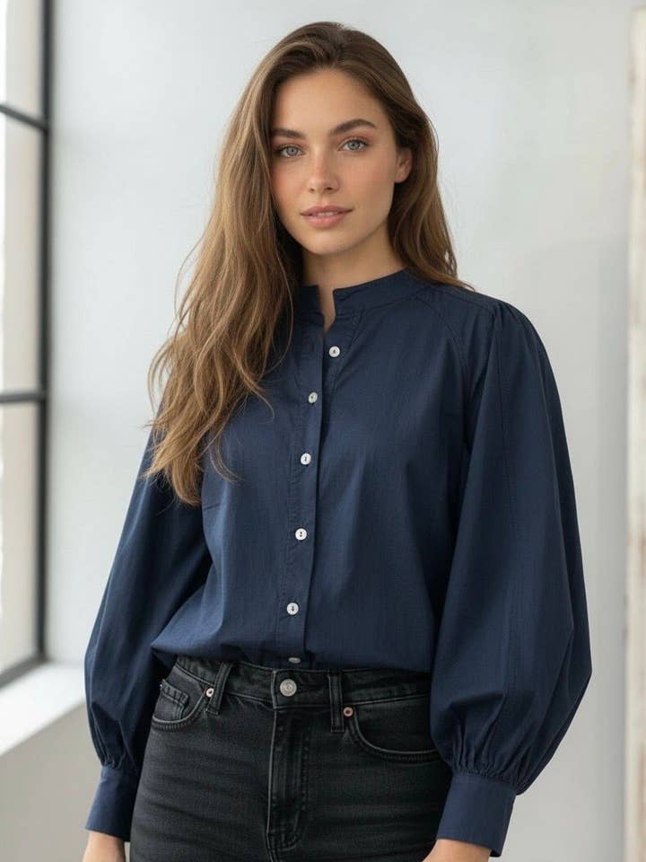 CAMICIA IN COTONE A MANICA LUNGA per la vendita all'ingrosso da parte di SWEET MAGIC MODA Y COMPLEMENTOS