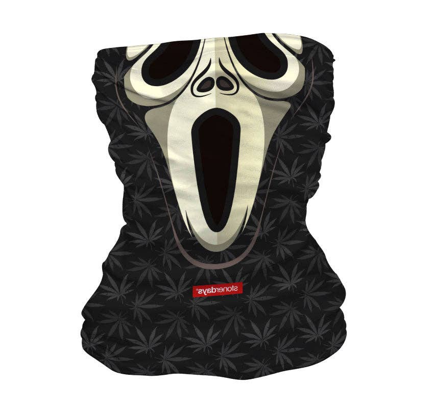 StonerDays Apparel - Wholesale Neck Warmer/Snood - Unisex - Wazzzup Halloweed Gaiter