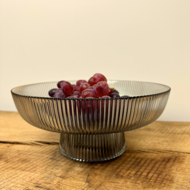Homexclusive - Wholesale Decorative Plate/Dish/Bowl - Fruit Bowl Riba - Smoked6