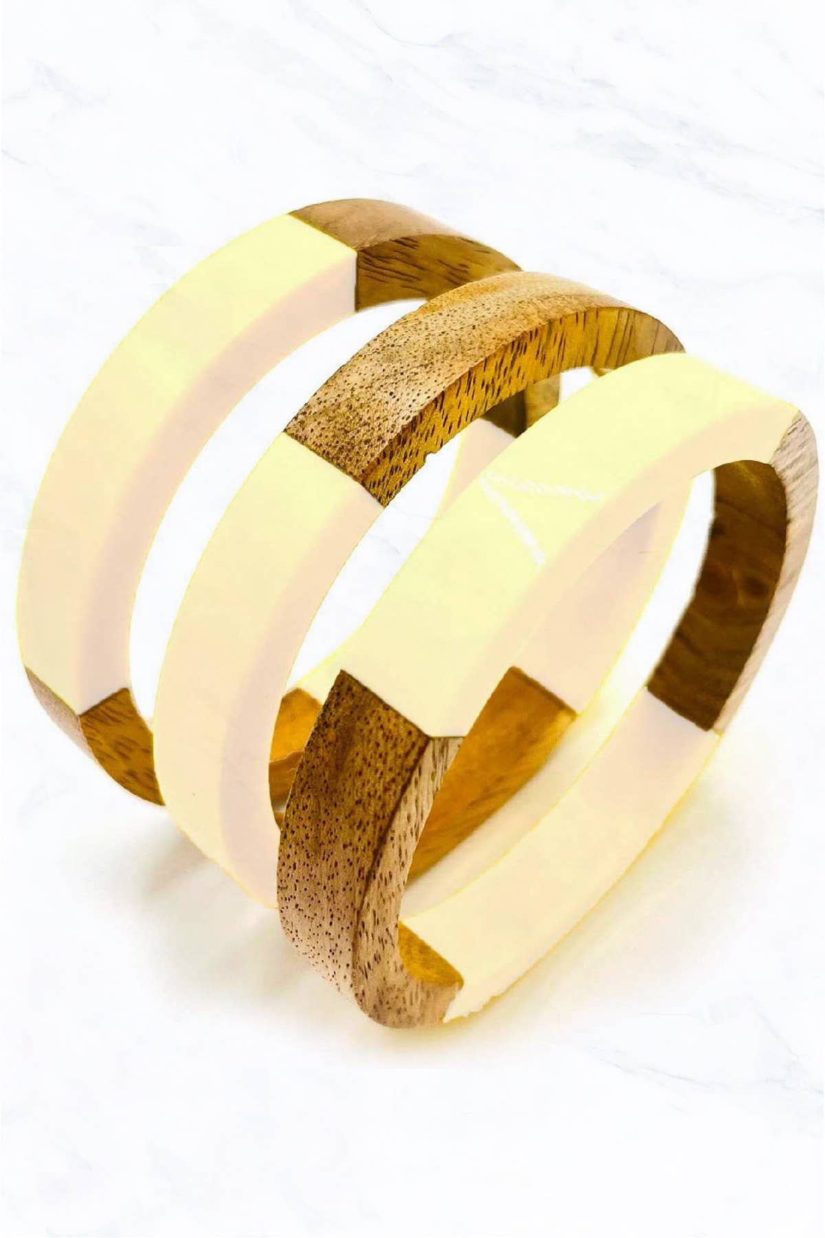 Suzie Q USA – Großhandel Schmucksets – 3pcs Holz-Armreif1