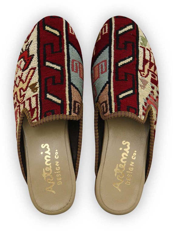 Men's Sumak Kilim Slippers - Size 11 for wholesale by Artemis Design Co.