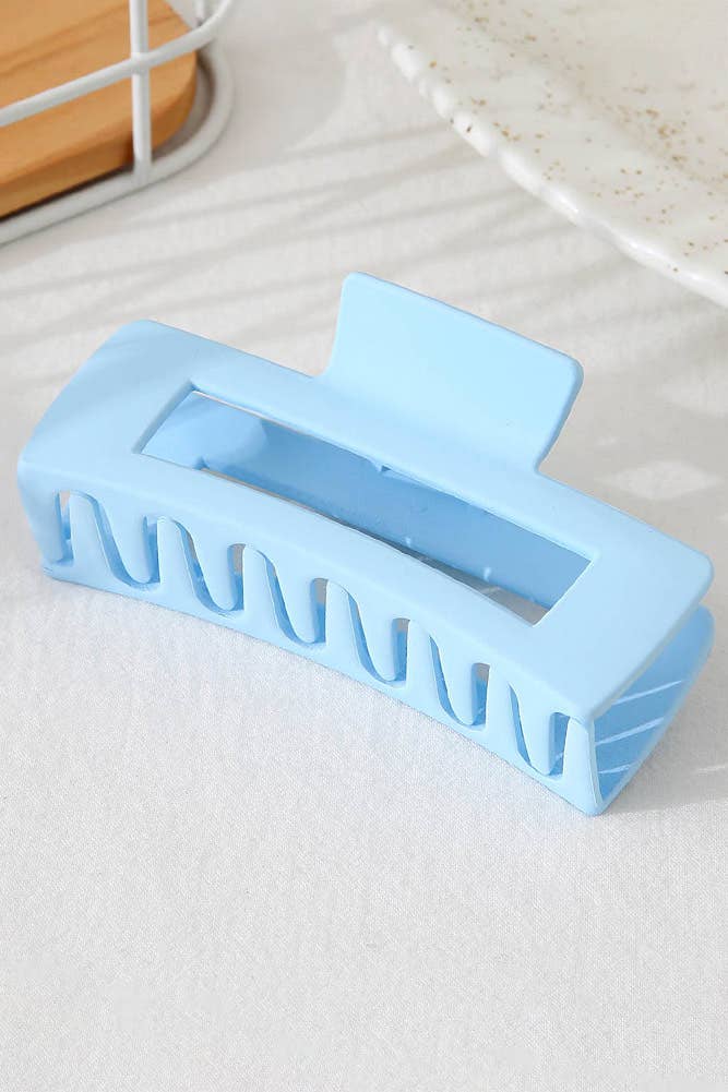 Hana - Wholesale Hair Clip - Women's - Solid Color Rectangle Shaped Hair Claw7