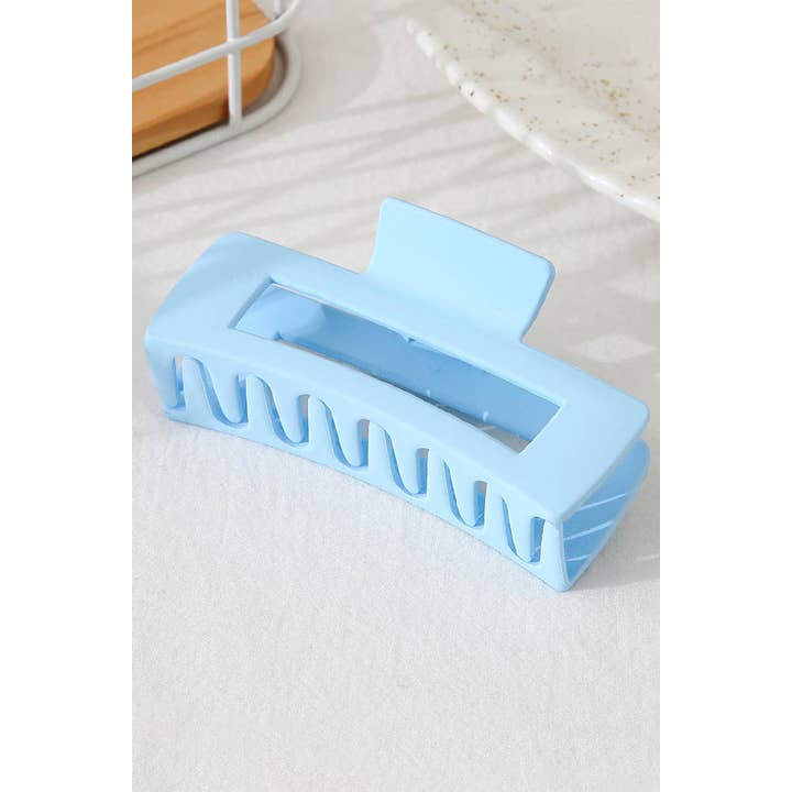 Hana - Wholesale Hair Clip - Women's - Solid Color Rectangle Shaped Hair Claw7