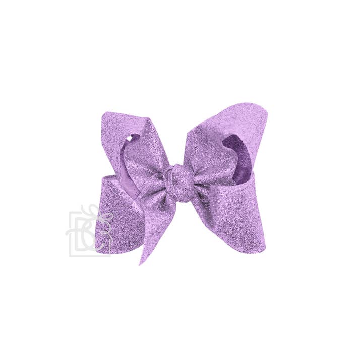 Beyond Creations, LLC - Wholesale Hair bow – Kids - GLITTER METALLIC BOW ON CLIP5
