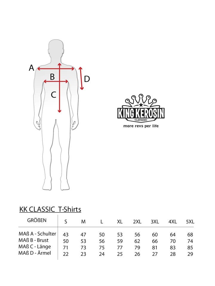 Btex Fashion GmbH / KING KEROSIN – wholesale T-shirt – men's – Tiki Surf Shop Tee