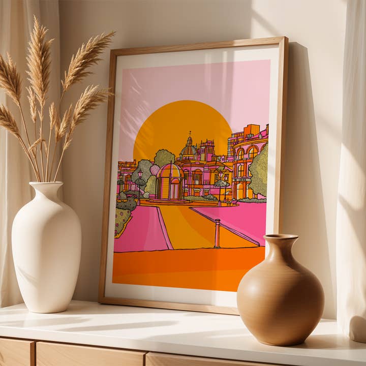 Freya Niamh - Wholesale Art Print - Colourful Harrogate Art Print- Yorkshire Souvenir5