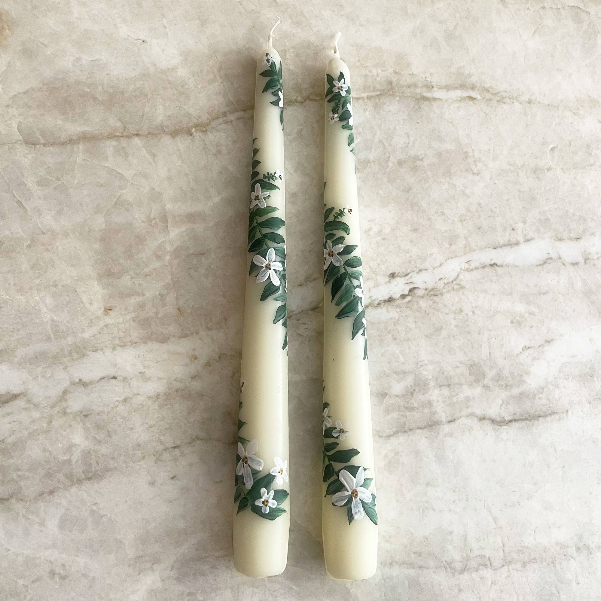 Ashley Myers - Wholesale Tapered Candle/Candlestick - Multi Floral MIX of Hand Painted Tapers3