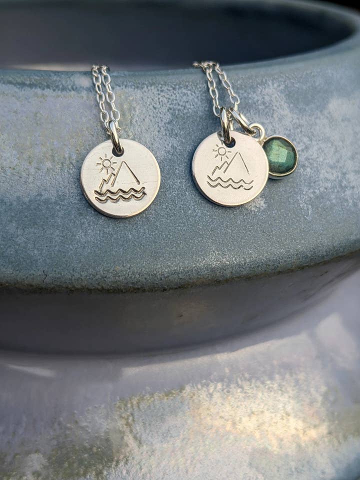 Mountain Necklace for wholesale by Freya Adventure Awaits