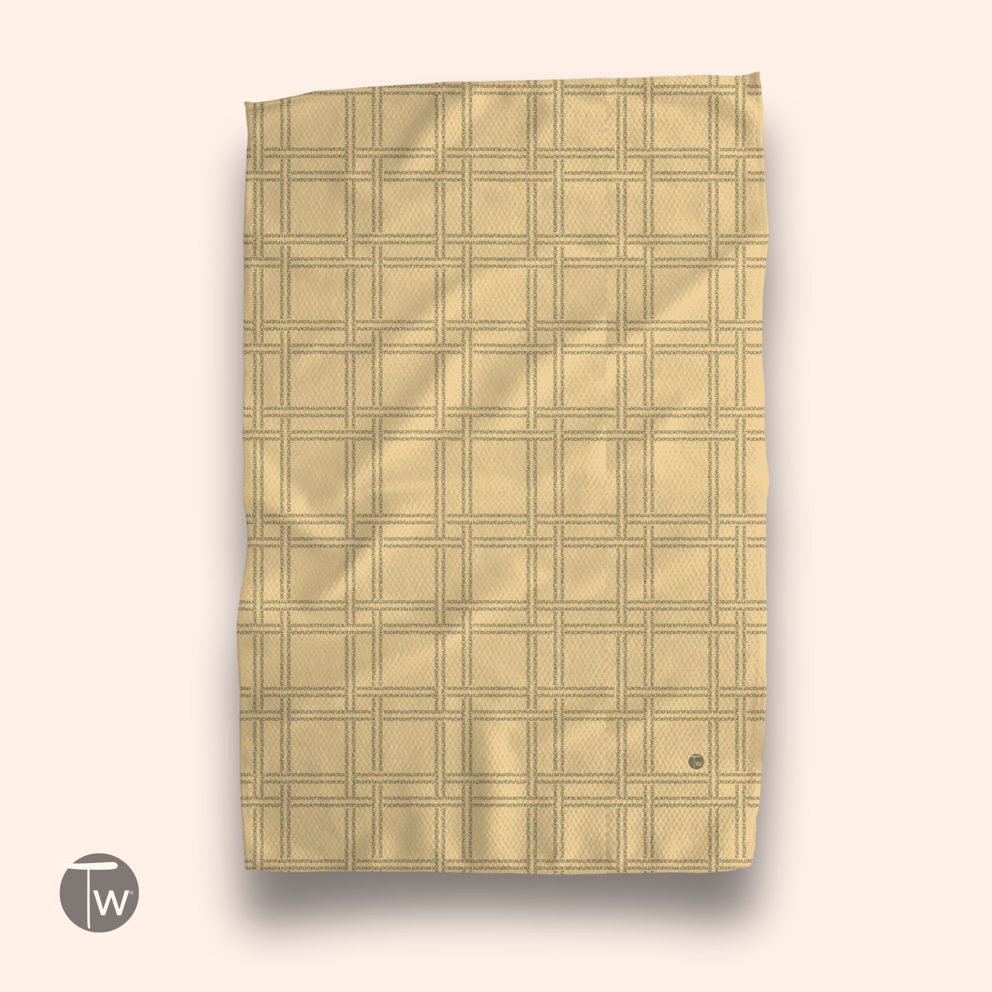 Twisted Wares - Vente Torchons - Torchon Illusion à Carreaux F-ity Édition Automne4