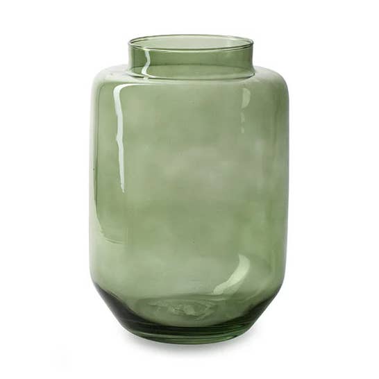 Vase 'Melanie' grøn h25 cm d17 cm for engroshandel hos Growing Concepts