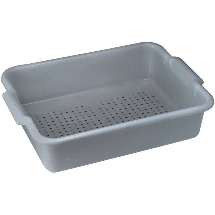 EcoQuality - Wholesale Kitchen tool/gadget - PLP-5G/5W, Perforated, Gray/White Bus Box