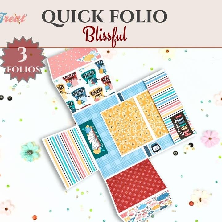 CrafTreat - Wholesale Scrapbook - Craftreat Scrapbook Blank Quick Folio - Blissful
