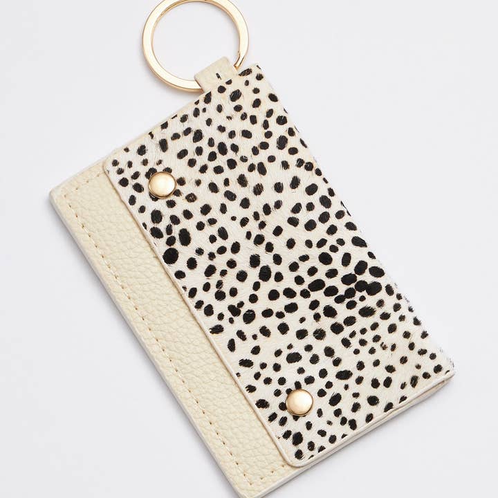 Frem - Wholesale Keychain - Women's - Chic Animal Print Card Holder Keychains3