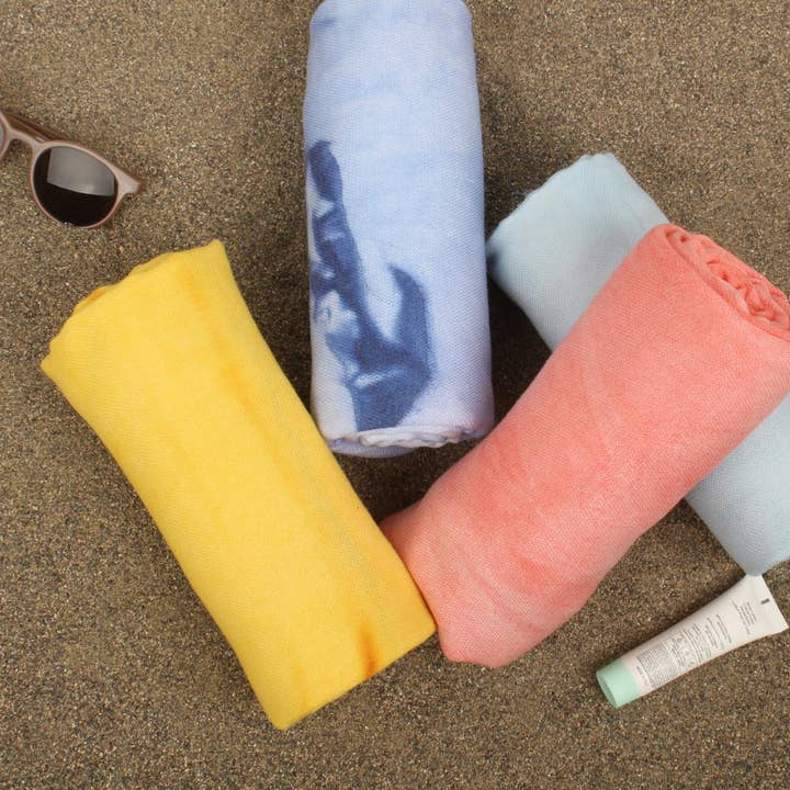 HERLOOM TOWELS - Wholesale Beach towel - Tie-Dye Inspired Turkish Towels in Assorted Pastels22