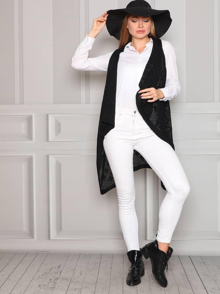 Maude-Vivante - Wholesale Cardigan - Women's - Sleeveless Cardigan