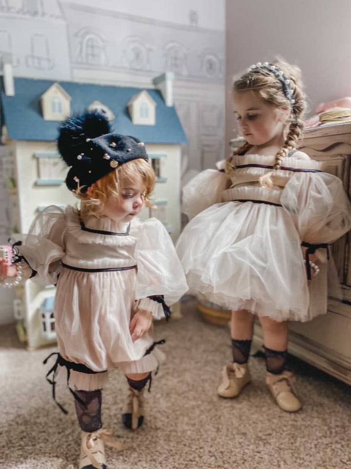 Petite Maison Kids - Wholesale Dress - Kids - Coco-Caramel Tulle Dress12