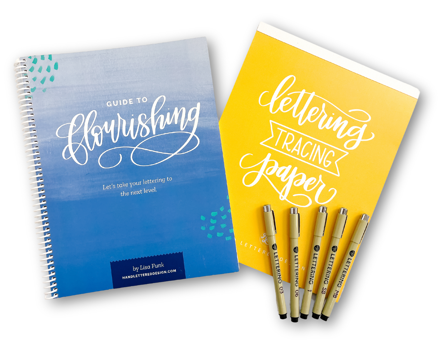 Hand Lettered Design - Wholesale DIY Craft Kit - Guide to Flourishing Kit0