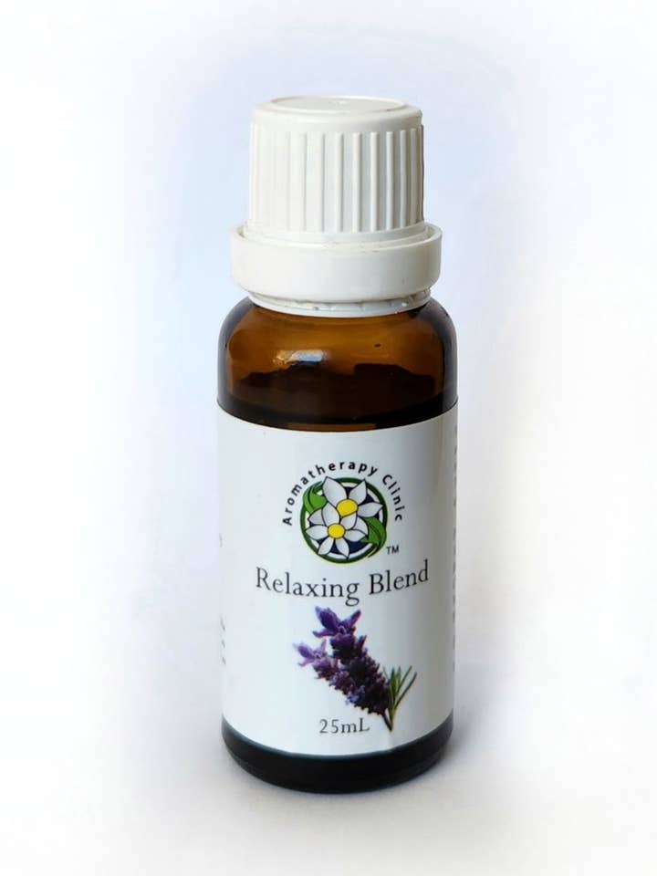 Relaxing Blend 25 mL aromatherapy pure essential oils for wholesale by Aromatherapy Clinic
