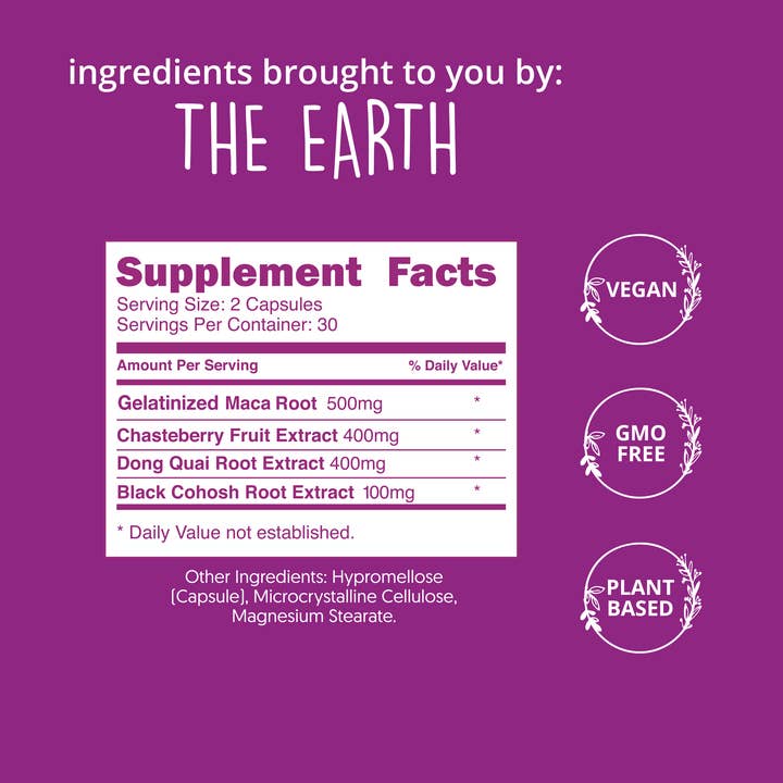 Happy Healthy Hippie - Wholesale Oral Supplement/Vitamin - Go With The Flow Hormone Balance Supplement