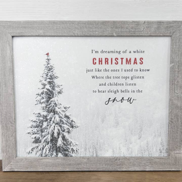 I'm Dreaming Of A White Christmas Winter Holiday Art for wholesale by Summer Snow Art