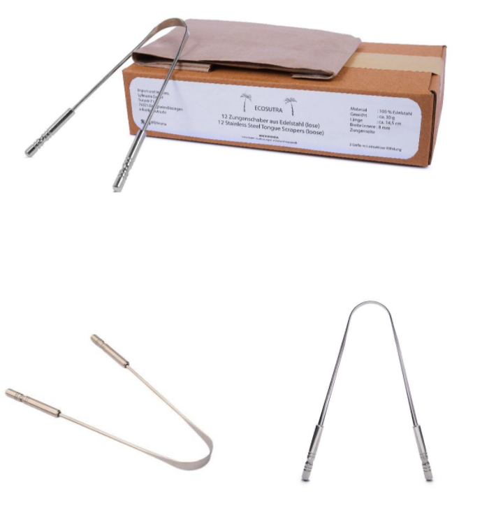 Lyfesutra GmbH - Wholesale Tongue Scraper - Tonguecleaner Set of 12 - Stainless Steel4
