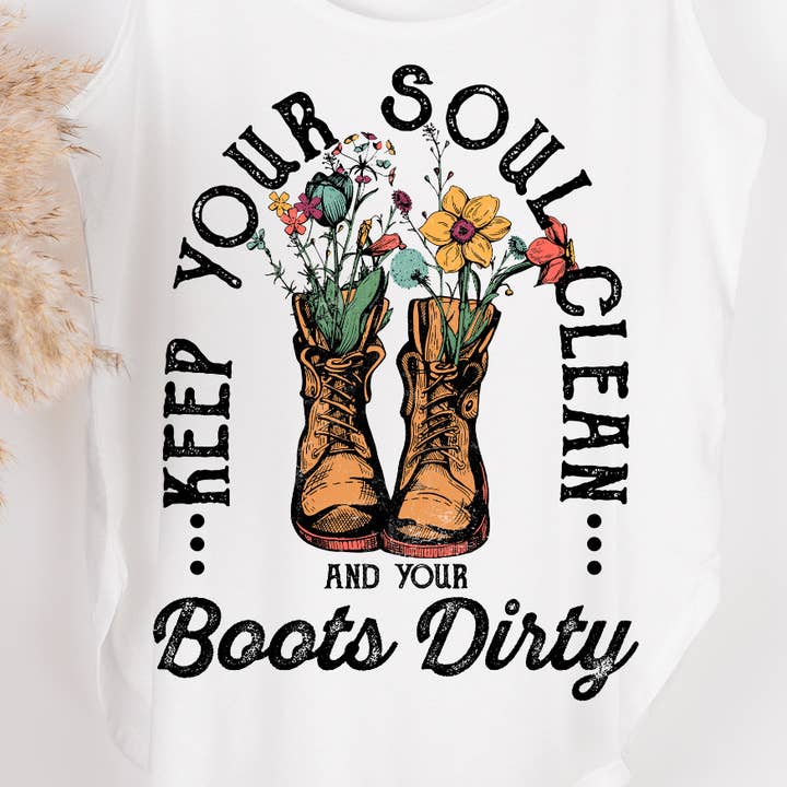 KEEP YOUR SOUL CLEAN TRANSFER for wholesale by Sassy and Sublime