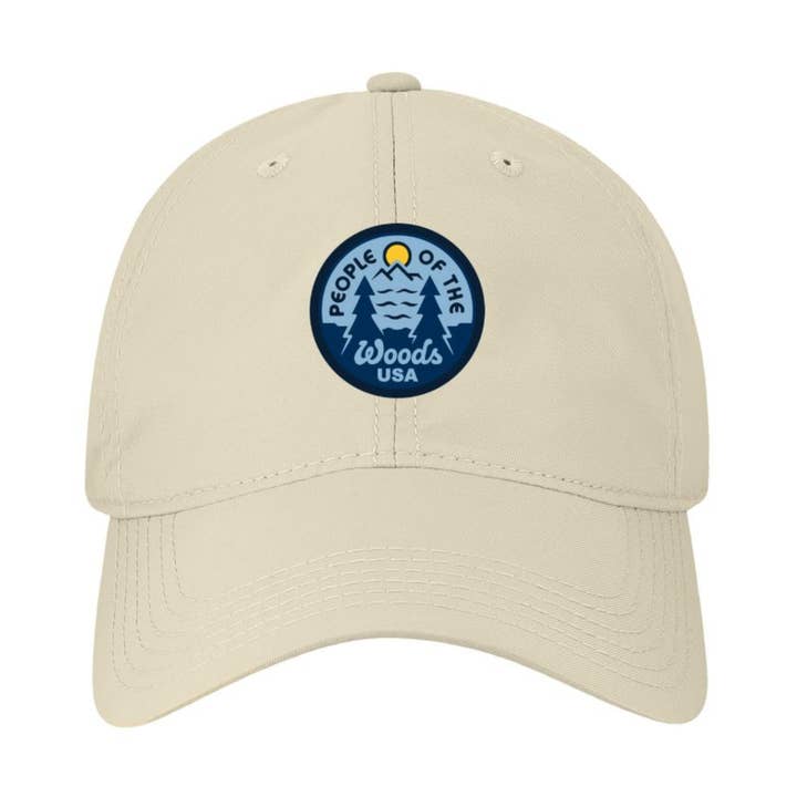 People of the Woods Cool Fit Hat Stone for wholesale by People of the Woods