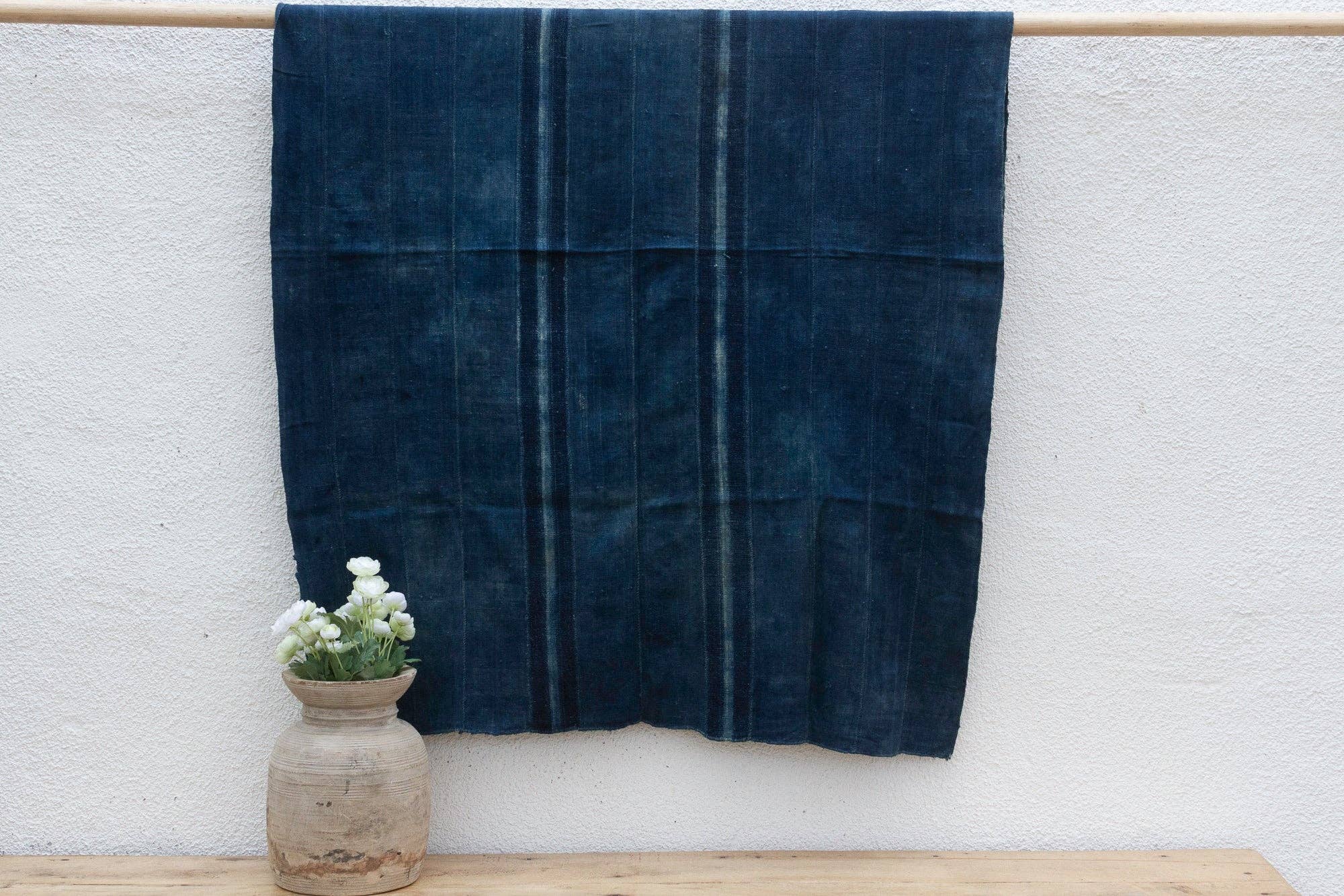 De-cor - Wholesale Throw blanket - Luno Indigo Mud Cloth0