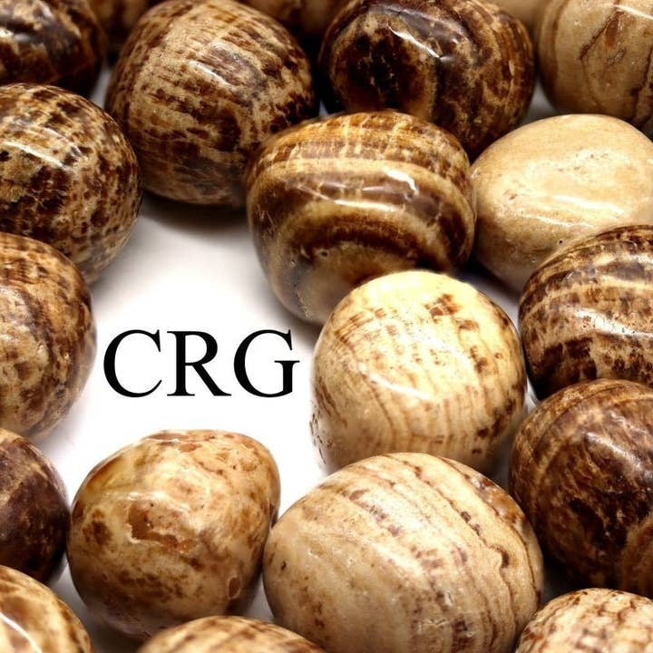 Crystal River Gems LLC – wholesale Andlig sten/kristall – Aragonit slipade stenar (storlek 20 till 35 mm) stort grossistparti kristaller och mineraler1