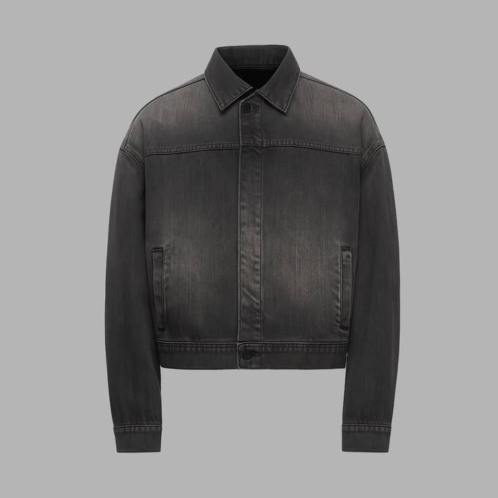 Blvck Gradient Denim Jacket for wholesale by Blvck Paris