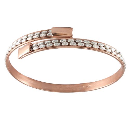 Pulseira LAERTE em ouro rosa e prata por atacado de novi orbis srls