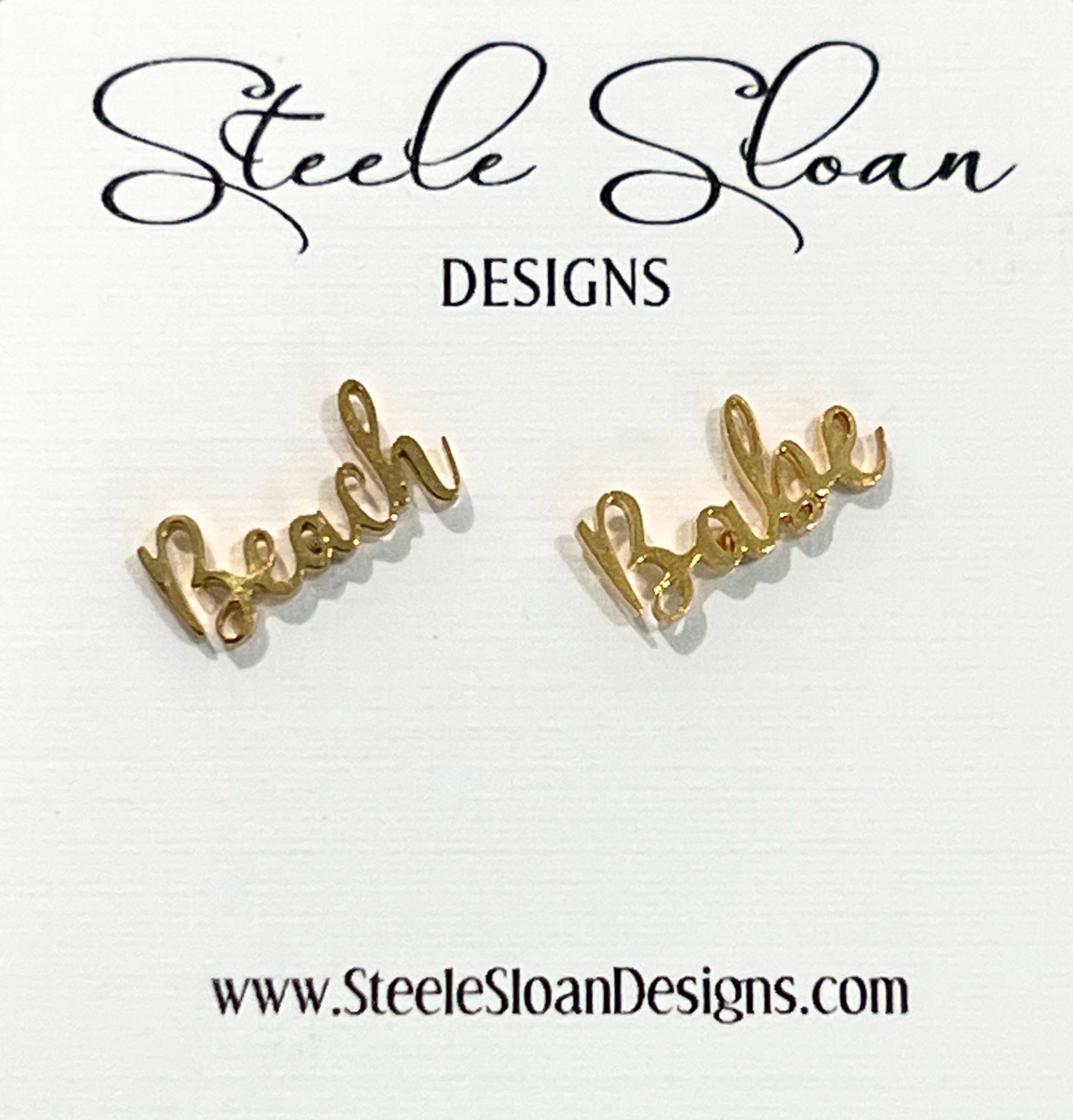 Steele Sloan Designs - Wholesale Stud/Post Earrings - Beach Babe Earrings- Fun For Summer! Hypoallergenic1