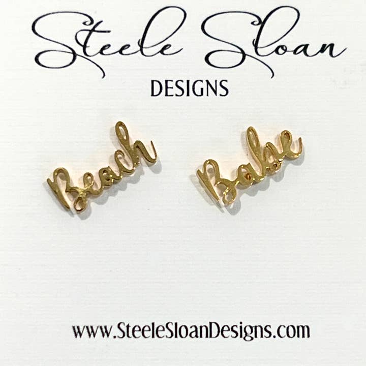 Steele Sloan Designs - Wholesale Stud/Post Earrings - Beach Babe Earrings- Fun For Summer! Hypoallergenic1