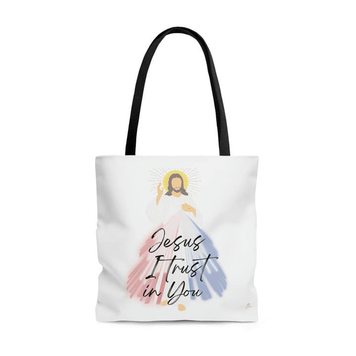 Jesus I trust in You- Tote Bag for wholesale by A Mom Raising Arrows
