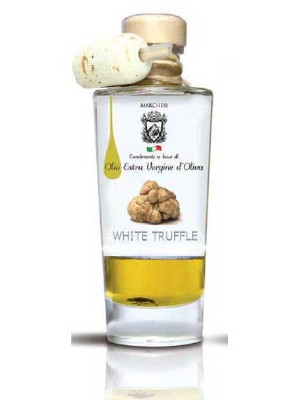 White Truffle Infused Extra Virgin Olive Oil - 100 ml for wholesale by SAPORE DELLA VITA LLC