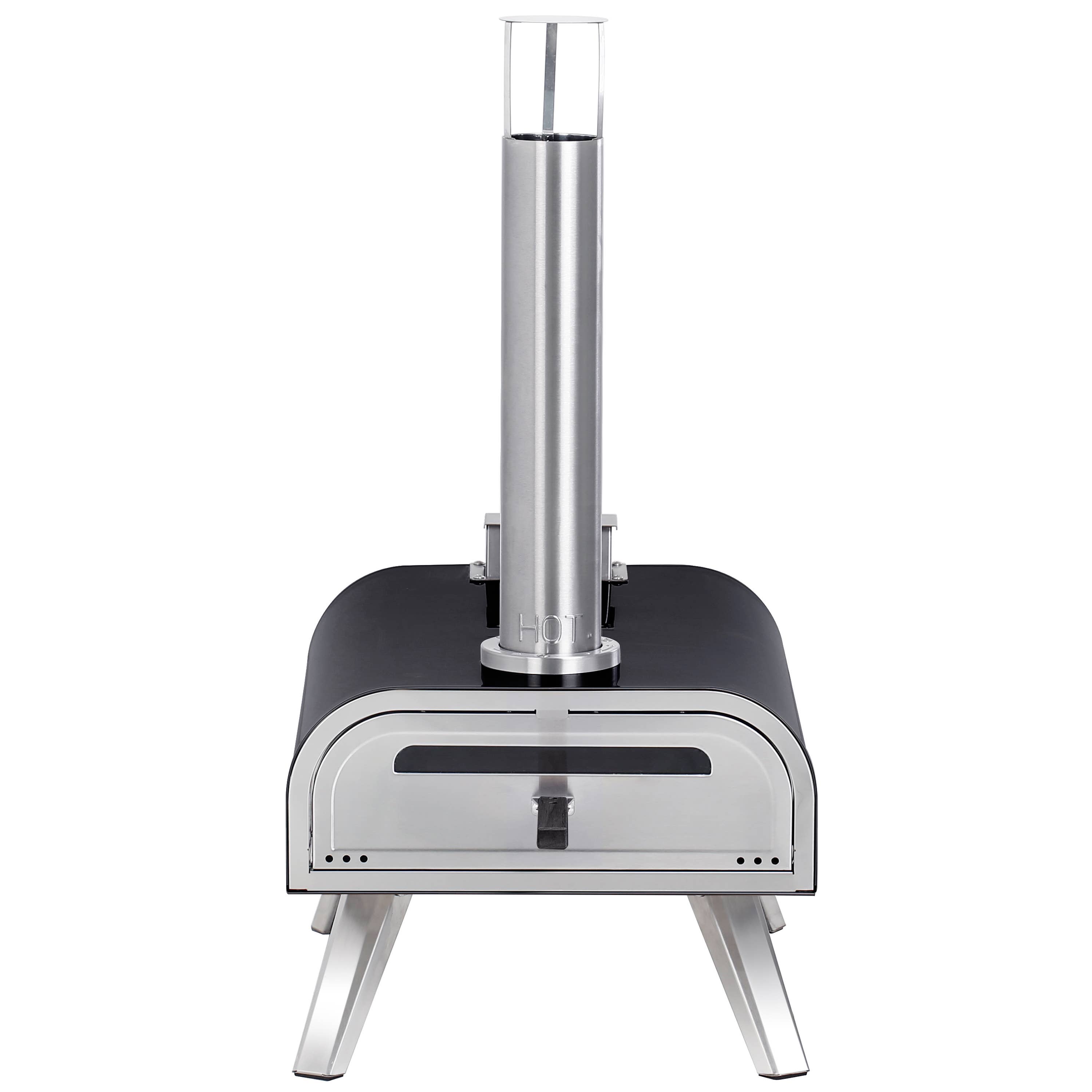 SHINERICH - Wholesale Outdoor Grill Tools - 16'' Pellet Pizza Oven Black1