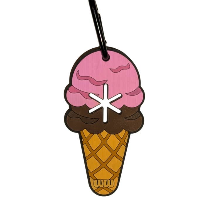 Ice Cream Cone Poopy Loop® Used Dog Waste Bag Holder for wholesale by Woof & Wonder