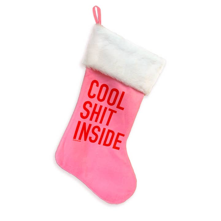 Golden Gems - Wholesale Holiday Stocking - Cool Shit Inside Stocking